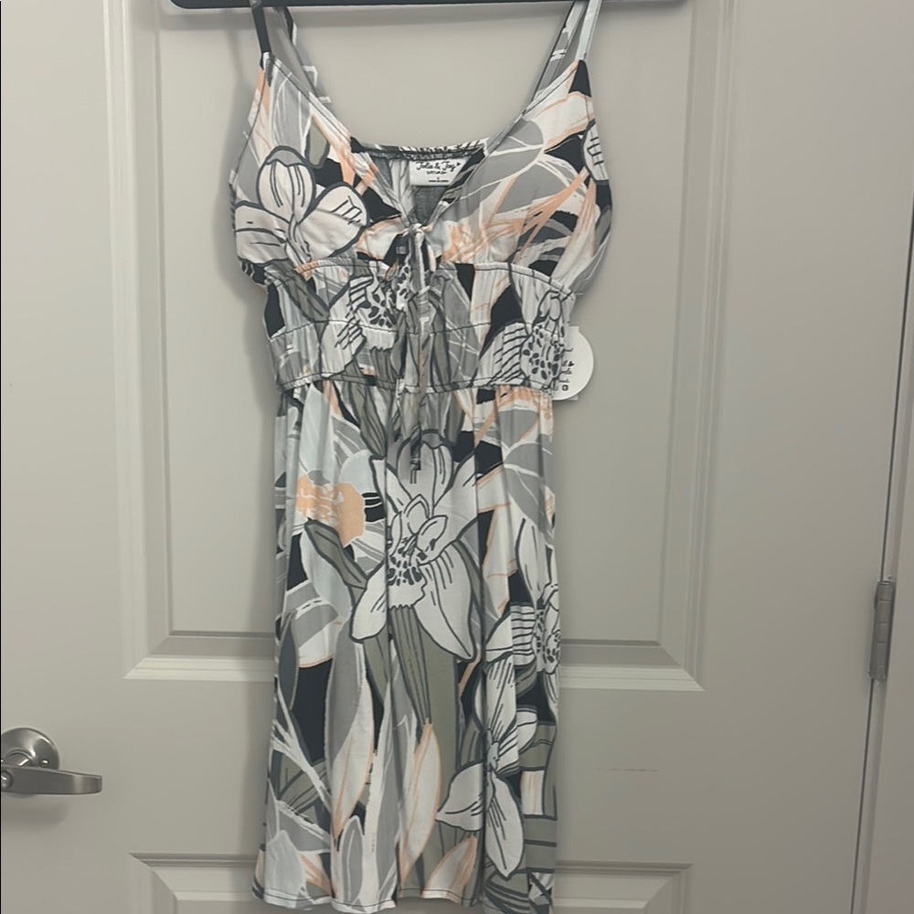 Floral Print Sleeveless Dress